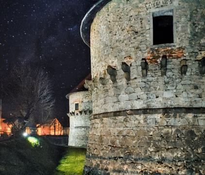 Grad Žužemberk je osrednji motiv Suhe krajine - Franc Fritz Murgelj